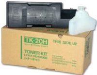 Kyocera 37027020 model TK-20H Black Toner Cartridge, For use with FS 1700, FS-3700, FS-3750 and FS-6700 Kyocera Mita Copiers, Laser Printing Technology, Up to 20000 pages Duty Cycle, New Genuine Original OEM Kyocera Brand, UPC 632983001806 (3702-7020 3702 7020 TK20H TK 20H) 
