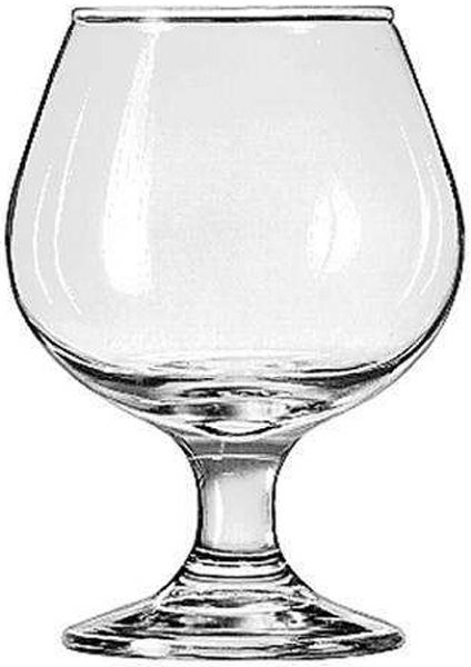 Libbey 3704 Embassy 9 oz. Brandy Glass, One Dozen, Capacity (US) 9 oz., Capacity (Imperial) 26.6 cl., Capacity (Metric) 266 ml., Height 4-1/2