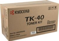 Kyocera 370AF001 Model TK-40 Black Toner Cartridge for use with Kyocera KM-F650 Printer, Up to 9000 pages at 5% coverage, New Genuine Original OEM Kyocera Brand (370-AF001 370 AF001 370AF-001 370AF 001 TK40 TK 40)  
