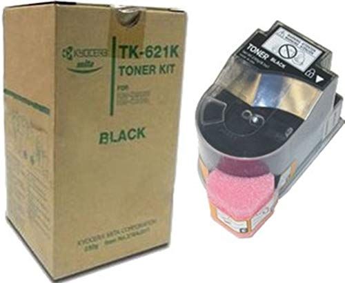 Kyocera 370AJ011 Model TK-621K Black Toner Cartridge For use with Kyocera KM-C2030 and KM-C3130 Digital Copiers, Up to 11500 Pages Yield at 5% Average Coverage, UPC 708562002745 (370-AJ011 370A-J011 370AJ-011 TK621K TK 621K)