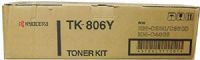 Kyocera 370AL311 Model TK-806Y Yellow Toner Kit For use with Kyocera KM-C408, KM-C850 and KM-C850D Color Laser Printers; Up to 10000 Pages Yield at 5% Average Coverage; UPC 708562153331 (370-AL311 370A-L311 370AL-311 TK806Y TK 806Y) 