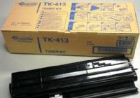 Kyocera Copystar 370AM016 model TK-413 Black Toner Cartridge, For use with Copystar CS-1620, CS-1635, CS-1650, CS-2020 & CS-2050, 15000 Pages Yield, New Genuine Original OEM Kyocera Copystar, UPC 632983005118 (370-AM016 370 AM016 TK413 TK 413) 