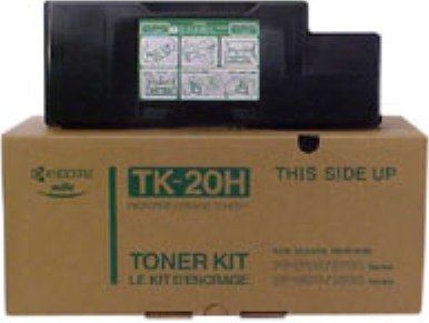 Kyocera 370PVD10 Model TK-20HM Micr Black Toner Cartridge for use with DP-1400 DP-1800 FS-1700 FS-3700 FS-6700 and FS-6900 Printers, 20000 Pages Yield @ 5% coverage, New Genuine Original OEM Kyocera Brand (370-PVD10 370 PVD10 TK20HM TK 20HM TK-20H)
