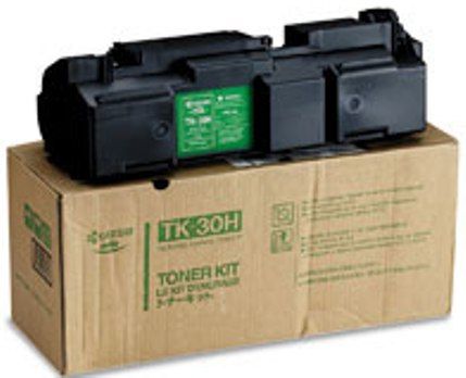 Kyocera 370PX011 model TK-30H Toner Cartridge, Laser Print Technology, Black Print Color, 33000 Page Print Yield, For use with Kyocera FS 7000, Kyocera FS 7000+ and Kyocera FS 9000 (370-PX011 370 PX011 TK 30H TK30H)