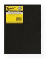 Fredrix 37141 Value Series-Cut Edge 11" x 14" Canvas Panels, 6-Pack; Double acrylic primed archival canvas mounted to acid-free chipboard panels; Suitable for painting on with acrylics and oils; Great for schools, classrooms, and renderings; Black, 6-pack; Shipping Weight 2.08 lb; Shipping Dimensions 14.00 x 11.00 x 0.5 in; UPC 081702371414 (FREDRIX37141 FREDRIX-37141 VALUE-SERIES-CUT-EDGE-37141 ARTWORK ALVIN) 