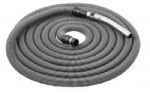 Broan 372 Standard hose, Central Vacs, 32 Feet long in Dark Gray Wall Control, Includes end-couplings and storage hanger, Product Depth (inches): 1.5, Product Height (inches): 1.5, Product Width (inches): 404 (372 372 372) 