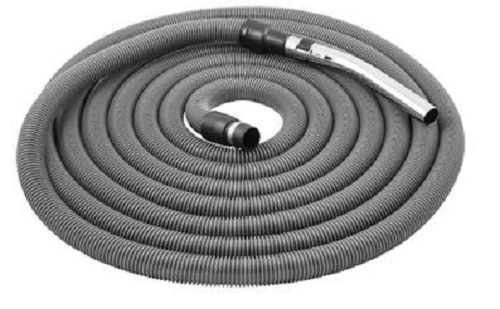 Broan 372 Standard hose, Central Vacs, 32 Feet long in Dark Gray Wall Control, Includes end-couplings and storage hanger, Product Depth (inches): 1.5, Product Height (inches): 1.5, Product Width (inches): 404 (372 372 372)