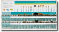 Princeton 3750AW72D Select Artiste, 72 SKU Brush Display Assortment (Wall); Unique shapes that offer endless possibilities for artists; Matte aqua painted handles; Nickel-plated brass ferules; For use with acrylic, watercolor, and oil paint; Perfect for painting, staining, and glazing; UPC PRINCETON3750AW72D (PRINCETON3750AW72D PRINCETON 3750AW72D 3750 AW72D 3750AW 72D 3750-AW72D 3750AW-72D) 