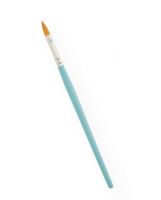 Princeton 3750PF-8 Select Artiste Bristle Pointed Filbert 8 Brush; Unique shapes that offer endless possibilities for artists; Matte aqua painted handles; Nickel-plated brass ferules; For use with acrylic, watercolor, and oil paint; Perfect for painting, staining, and glazing; All brushes have golden taklon synthetic hair unless noted otherwise in chart; UPC 757063377401 (PRINCETON3750PF8 PRINCETON-3750PF8 SELECT-ARTISTE-3750PF-8 PRINCETON/3750PF/8 3750PF8 ARTWORK) 