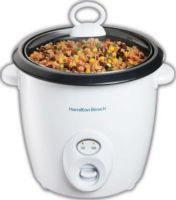 Hamilton Beach 37532 Rice Cooker, 20 Cup Capacity, Nonstick bowl, Automatically cooks rice, then shifts to keep warm, Dishwasher safe nonstick bowl & glass lid, Accessories included (37-532 375-32) 