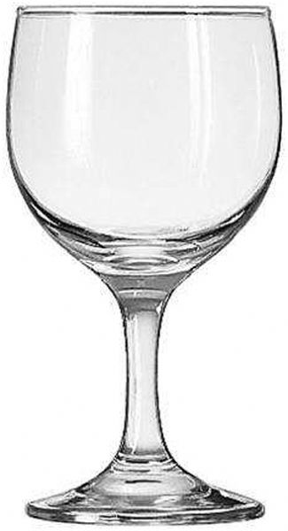 Libbey 3764 Embassy 8-1/2 oz. Wine Glass, One Dozen, Capacity (US) 8-1/2 oz., Capacity (Imperial) 25.2 cl., Capacity (Metric) 252 ml., Height: 5-3/8