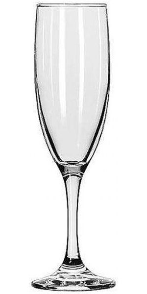 Libbey 3795 Embassy 6 oz. Flute Glass, Capacity (US) 6 oz., One Dozen, Capacity (Imperial) 17.7 cl., Capacity (Metric) 177 ml., Height 8-1/8
