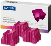 Katun 37992 Magenta Solid Ink Cartridge (3-Pack) compatible Xerox 108R00724 For use with Xerox Phaser 8560 and 8560MFP Printers, Average cartridge yields 3400 standard pages (37-992 379-92) 