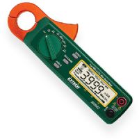 Extech 380942 True RMS AC/DC Mini Clamp, 30A; Low AC/DC Current measurements with high resolution to 0.1mA AC and 1mA DC; Voltage measurements using test leads; Fast 40 segment bargraph; One touch Auto Zero for DC Current measurements; Min/Max; Data hold and Auto power off; UPC: 793950389423 (380942 380-942 380 942) 