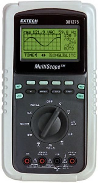 Extech 381285-NIST MultiScope MultiMeter with Nist, 160x160 pixel high density graphical display with 2.5x2.5