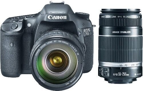 Canon 3814B010L1-KIT EOS 7D EF 28-135mm IS Digital Camera with EF-S 55-250mm f/4-5.6 IS II Telephoto Zoom Lens, 3.0-inch LCD Monitor, 18.0 Megapixel CMOS Sensor and Dual DIGIC 4 Image Processors for high image quality and speed,8.0 fps continuous shooting up to 126 Large/JPEG with UDMA CF card and 15 RAW, UPC 837654978153 (3814B010L1KIT 3814B010-L1-KIT 3814B010-L1KIT 3814B010 L1-KIT)