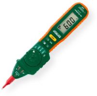 Extech 381676A Multimeter 9 Function Pen With NCV; Auto Manual ranging pen style multimeter; Large 2000 count high contrast LCD display; Built in Non Contact Voltage NCV detection with visible and audible alarm; Data Hold, Range Hold, Maximum Hold, Auto Power Off; Overrange and low battery indication; UPC 793950386774 (381676A 381676-A PEN-381676A EXTECH381676A EXTECH-381676A EXTECH-381676-A) 