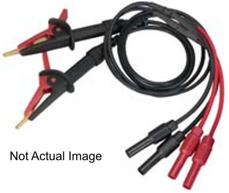 Extech 382099 Voltage Test Leads with Alligator Clips (4 Leads) for 382090 & 382091 3-Phase Power Analyzers/Dataloggers, UPC 793950382998 (382-099 382 099)