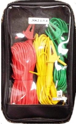 Extech 382154 Replacement Test Leads For use with 382252 Earth Ground Resistance Tester Kit and 382152 Earth Ground Resistance Tester Kit, UPC 793950381540 (38-2154 382-154 3821-54)
