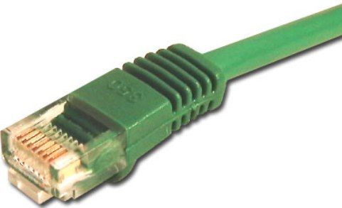 APC American Power Conversion 3827GR10 Cat5 Patch Cable, Category 5 Cable Type, Patch Cable Cable Characteristic, 10 ft Cable Length, 1 x RJ-45 Male Network Connector on First End, 1 x RJ-45 Male Network Connector on Second End, Copper Conductor, PVC Jacket, Green Color, UPC 788597020426 (3827GR10 3827GR-10 3827GR-10 3827 GR10 3827 GR10)