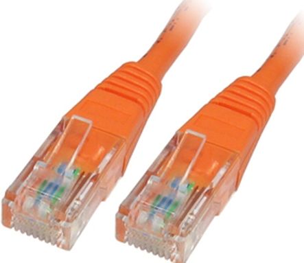APC American Power Conversion 3827OR10 Cat5 Patch Cable, Category 5 Cable Type, Patch Cable Cable Characteristic, 10 ft Cable Length, 1 x RJ-45 Male Network Connector on First End, 1 x RJ-45 Male Network Connector on Second End, Copper Conductor, PVC Jacket, Orange Color, UPC 788597026268 (3827OR10 3827-OR10 3827 OR10 3827OR-10 3827OR 10)