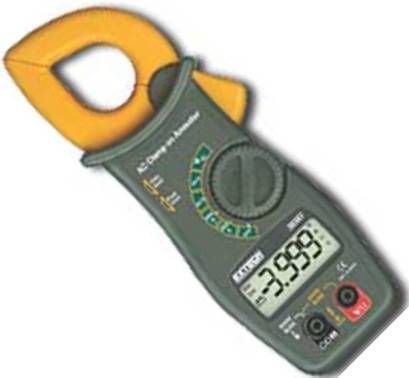 Extech 38387-NIST AC Clamp and MultiMeter With NIST Certificate, 600 VAC AC Voltage, 600 VDC DC Voltage, 1999  Resistance, 1.3