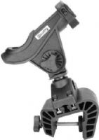 Scotty Fishing 389-BK Bait Caster Rod Holder with 449 Portable Clamp Mount, Black; Made from super tough, reinforced engineering grade nylon; Powerful clamp has a maximum 2" opening, and is a popular mounting choice for canoes, tin boats and even dock rails; Includes the stainless steel fasteners required to mount the rod holder to the portable clamp; UPC 062017003894 (389BK 389 BK) 