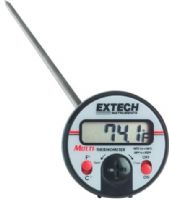 Extech 392050 Penetration Stem Dial Thermometer, 3-1/2 digit LCD with °C/°F degree indicator, -58 to 302°F, -50 to 150°C Temperature ranges, Basic Accuracy of 2°F or 1°C, 0.1° resolution to 199.9; 1° over 200°, ON/OFF switch saves battery life, UPC 793950392508 (392050 392-050 392 050) 