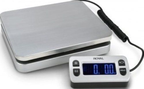 Royal 39333P model DG110 Digital Shipping Scale, Weight Capacity: 110 lbs./50 kilograms, Digital Readout displays in pounds, ounces or grams, 1st Class Letter Mail Accuracy, Perfect for Midsize packages, A mailroom must have, Tare Feature for weighing objects in containers, Postal Rate Chart included with downloadable updates, Perfect for Hobby/School/Home/Home, UPC 022447393330 (39333P 39333-P 39333 P DG110 DG-110 DG 110)