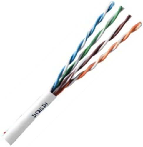 HCM Hitachi Cable Manchester 39419-8-WH-2 CAT 5e Plenum, 4 Pair, White, 1000 foot (305m) Reelex, RoHS compliant, Tested from 1 to 400 MHz, Component compliant to TIA Category 5e cable requirements, Primary Insulation FEP (394198WH2 39419-8-WH 39419-8 394198 39419)