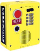 Gai-Tronics 394AL-001 Surface-Mount Emergency Telephone, Single-Button Auto-dial with CALL Pushbutton and Keypad, 12-Button, Braille Keypad, Audio Output 1 kHz tone @ 87 +/- 3 dB SPL @ 1 meter with 40 mA loop current, Weather-Resistant Wall-Mount Design Type-3R, Rugged Cast-Aluminum Enclosure with Powder-coated Epoxy (394AL001 394AL 001 394-AL-001 394 AL-001)   