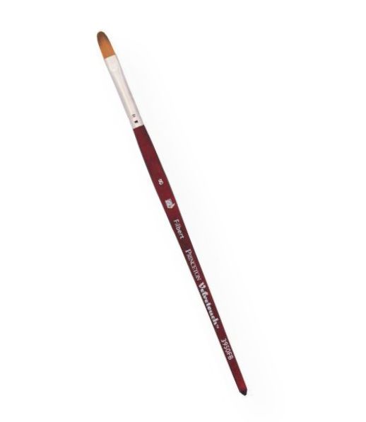 Princeton 3950FB4 Velvetouch Synthetic Mixed Media Filbert 4 Brush; Luxe-blend synthetics for the best performance; Includes Velvetouch handles for ultimate comfort; The multi-filiament blend varies by brush style for maximum performance and excellent color-holding capacity; Precision tapering for fine point and spring; Nickel-plated brass ferule; UPC 757063395177 (PRINCETON3950FB4 PRINCETON-3950FB4 VELVETOUCH-3950FB4 PRINCETON/3950FB4 VELVETOUCH/3950FB4 ARTWORK CRAFTS)