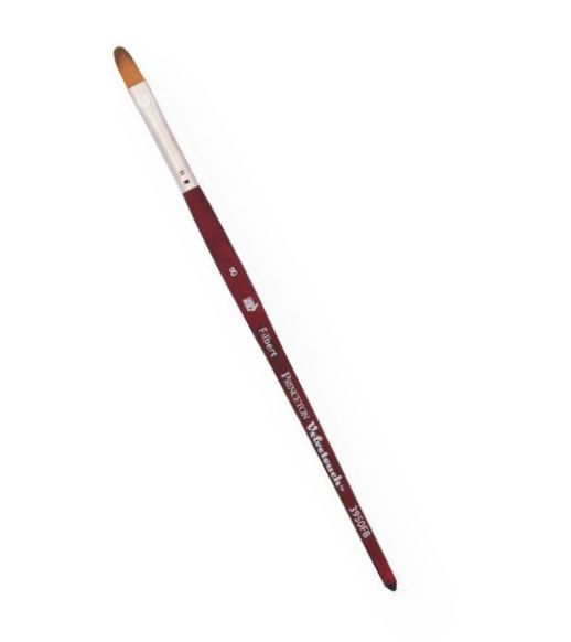 Princeton 3950FB6 Velvetouch Synthetic Mixed Media Filbert 6 Brush; Luxe-blend synthetics for the best performance; Includes Velvetouch handles for ultimate comfort; The multi-filiament blend varies by brush style for maximum performance and excellent color-holding capacity; Precision tapering for fine point and spring; Nickel-plated brass ferule; For oil, acrylic, and watercolor paints; Filbert 6 Brush; UPC 757063395184 (PRINCETON3950FB6 PRINCETON-3950FB6 VELVETOUCH-3950FB6 ARTWORK)