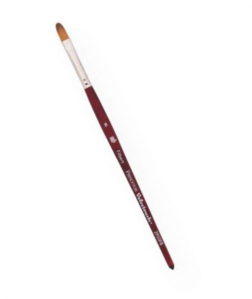 Princeton 3950FB8 Velvetouch Synthetic Mixed Media Filbert 8 Brush; Luxe-blend synthetics for the best performance; Includes Velvetouch handles for ultimate comfort; The multi-filiament blend varies by brush style for maximum performance and excellent color-holding capacity; Precision tapering for fine point and spring; Nickel-plated brass ferule; For oil, acrylic, and watercolor paints; Filbert 8 Brush; UPC 757063395191 (PRINCETON3950FB8 PRINCETON-3950FB8 VELVETOUCH-3950FB8 ARTWORK)