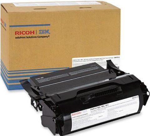 InfoPrint 39V2513 Toner cartridge, Laser Print Technology, Black Print Color, 25000 Pages Duty Cycle, 5% Print Coverage, New Genuine Original OEM InfoPrint, For use with 1832, 1852 and 1872 IBM InfoPrint Printers (39V2513 39V-2513 39V 2513)