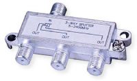 Vanco 3A0002X 4 Way 2.4 GHz Digital Splitter; Ideal for Use with Digital Satellite Systems; 3-Way- 2.4 GHz- 5-2150 MHz; Terminals are Standard “F” 75 Ohm Connectors; Mounting Tabs and Screws Included; UPC 741835071925 (3A0002X 3A0002-X 3A0002XSPLITTER 3A0002X-SPLITTER 3A0002XVANCO 3A0002X-VANCO)  