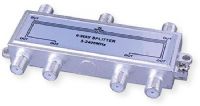Vanco 3A0016X 6 Way 2.4 GHz Digital Splitter; Silver; Ideal for Use with Digital Satellite Systems; 6-Way- 2.4 GHz- 5-2150 MHz; Terminals are Standard “F” 75 Ohm Connectors; Mounting Tabs and Screws Included; UPC 741835109222 (3A0016X 3A0016-X 3A0016XSPLITTER 3A0016XSPLITTER 3A0016XVANCO 3A0016X-VANCO)  