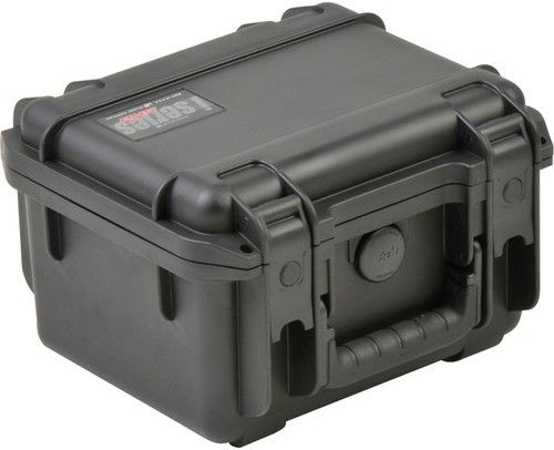 SKB 3I-0907-MC6 iSeries 0907 Waterproof Six Mic Case, Holds 6 microphones; 3 mics each stored horizontally on 2 separate layers of foam, Automatic ambient pressure equalization valve, Continuous molded-in hinge, Trigger release latch system, Rubber over-molded cushion grip handle, Injection molded, waterproof, ultra high-strength polypropylene copolymer resin, Resistant to corrosion and impact damage, UPC 789270991415 (3I-0907-MC6 3I 0907 MC6 3I0907MC6)