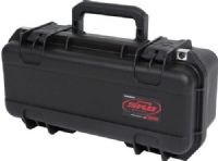 SKB 3I-1706-6B-C iSeries 1706-6 Waterproof Utility Case - with Cubed Foam, 4.5" Base Depth, 2" Lid Depth, IP67 IP Rating, 17" L x 6.5" W x 6.5" D, Latch Closure Type, Polypropylene Materials, Cube/Diced Foam Interior Contents, Trigger release latch system, Molded-in hinge for added protection, Top Handle Carry/Transport Options, UPC 789270999374 (3I17066BC 3I 1706 6B C 3I-1706-6B-C) 