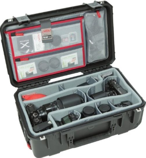 SKB 3I-2011-7DL iSeries 2011-7 Case with Think Tank Photo Dividers & Lid Organizer, Watertight, Dustproof Molded Outer Shell, Latch Closure Type, Polypropylene Materials, 21.9