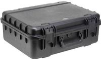SKB 3I-2015-7B-E Mil-Std Waterproof Case 7" Deep - Empty, Latch Closure, Top Handle Carry/Transport Options, Polypropylene Materials, None Interior Contents, 1.4 ft³ Interior Cubic Volume, 2.0" Lid depth, 5.5" Base depth, 20.5" L x 15.5" W x 7.5" D Interior Dimensions, Air Transport Association category 1 rated, Continuous molded-in hinge for added protection, UPC 789270201576, Black Finish(3I-2015-7B-E 3I 2015 7B E 3I20157BE) 