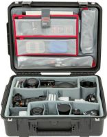 SKB 3i-2015-7DL iSeries Case with 9x Think Tank Designed Video Dividers and Lid Organizer, Black, 2" deep Lid, 5.50" Base deep, Watertight, Dustproof Molded Outer Shell, Padded Insert & Touch-Fastening Dividers, Holds 2 Cameras, up to 7 Lenses & More, Latch Closure & Metal Locking Loops, Automatic Equalization Valve, Clear-Mesh Pockets under Lid & Organizer, Large Top & Side Handles, UPC 789270100138 (3I-2015-7DL 3I  015 7DL 3I20157DL) 