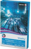Xerox 3R02051 Vitality Multipurpose Printer Paper, Paper-Copy/Office Sheet Global Product Type, 8.5" x 14" Size, White Paper Colors, 20 lb Paper Weight, 500 Sheets Per Unit, 92 US Brightness Rating, 106 International Brightness Rating,Laser Printers; Copiers; Fax Machines; Offset Presses Machine Compatibility, UPC 095205320510 (3R02051 3R-02051 3R 02051) 