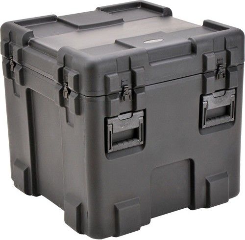 SKB 3R2424-24B-E Roto-Molded Mil-Standard Utility Case with Empty Interior, Latch Closure Type, Polythylene Materials, Interior Contents None, Side Handle Carry/Transport Options, 24