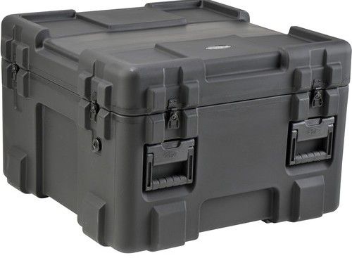SKB 3R2727-18B-L Roto-Molded Mil-Standard Utility Case with Layered Foam Interior, Side Handle Carry/Transport Options, Latch Closure Type, Polythylene Materials, Interior Contents Layered Foam, 27