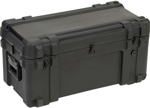 SKB 3R3214-15B-EW Roto-Molded Mil-Standard Utility Case with Empty Interior and wheels, Latch Closure Type, Polythylene Materials, Interior Contents None, 32