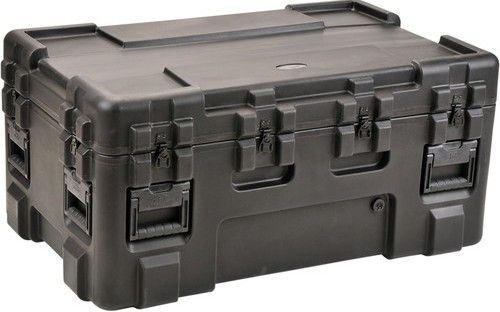 SKB 3R4024-18B-E Roto-Molded Mil-Standard Utility Case with Empty Interior, Latch Closure Type, Polythylene Materials, Interior Contents None, Side Handle Carry/Transport Options, 40