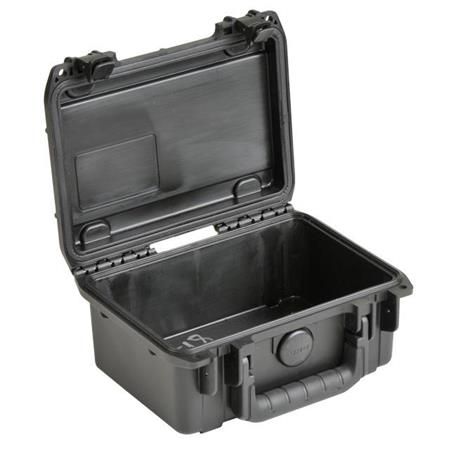 SKB 3i-0705-3B-E iSeries 0705-3 Waterproof Utility Case, 0.1 ft / 0.003 m Interior Cubic Volume, 5.0 lb / 2.3 kg Maximum Buoyancy, Trigger release latch system, Molded-in hinge for added protection, Snap-down rubber over-molded cushion grip handle, UPC 789270995789 (3I-0705-3B-E 3I 0705 3B-E 3I07053BE)