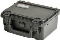 SKB 3i-0806-3B-E iSeries 0806-3 Waterproof Utility Case, 0.1 ft³ Interior Cubic Volume, 7.0 lb Watertight, Trigger release latch system, Molded-in hinge for added protection, Snap-down rubber over-molded cushion grip handle, UPC 789270995796 (3I-0806-3B-E 3I08063BE 3I 0806 3B E) 