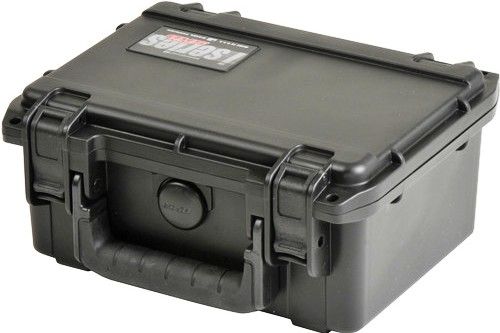 SKB 3i-0806-3B-E iSeries 0806-3 Waterproof Utility Case, 0.1 ft Interior Cubic Volume, 7.0 lb Watertight, Trigger release latch system, Molded-in hinge for added protection, Snap-down rubber over-molded cushion grip handle, UPC 789270995796 (3I-0806-3B-E 3I08063BE 3I 0806 3B E)